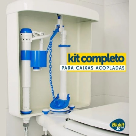 KIT COMPLETO P/ CAIXA ACOPLADA