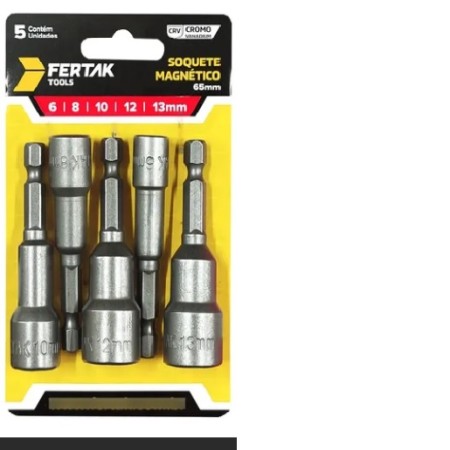 SOQUETE MAGNETICO 5PCS